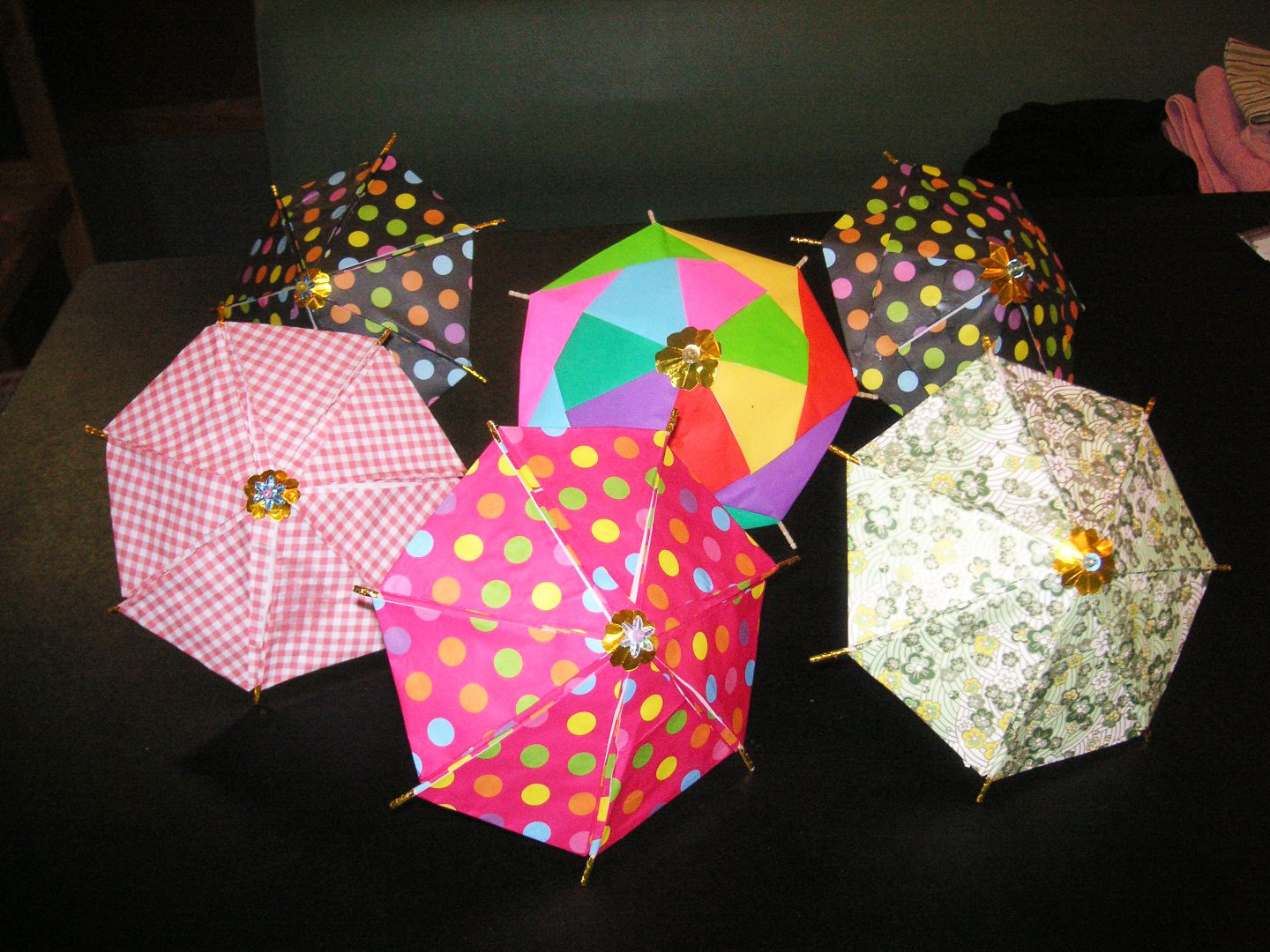 写真：傘の飾り